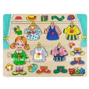  classic wooden toys wisdom cubic clad collocation jigsaw 