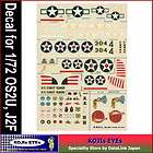 Decal for 1/72 VOUGHT OS2U Kingfisher GRUMMAN J2F Duck, B 24 