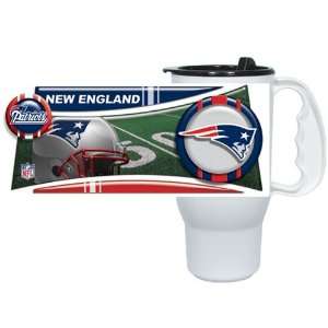 New England Patriots NFL Plastic Roadster Travel Mug  