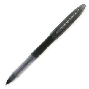 uni ball® Signo Gel Stick Roller Ball Pen, Black Barrel/Ink, Med Pt 