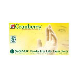 Cranberry Sigma Powder Free Exam Gloves Small 100/Box  