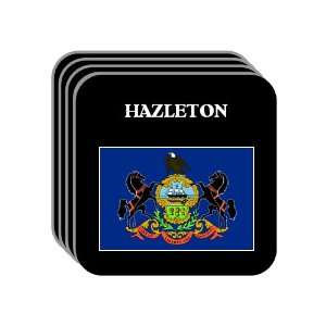  US State Flag   HAZLETON, Pennsylvania (PA) Set of 4 Mini 