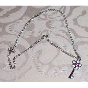  SHUGO CHARA Pink Silver Anime Cosplay Chain NECKLACE 