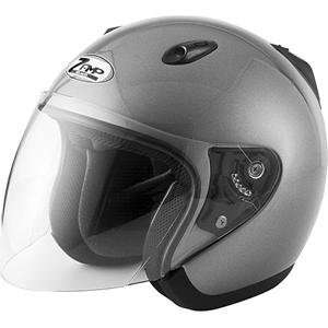  Zamp JS 1 Helmet   Small/Silver Automotive