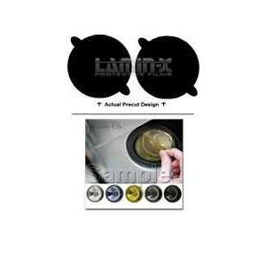   06 10) Fog Light Vinyl Film Covers by LAMIN X Gun Smoked: Automotive