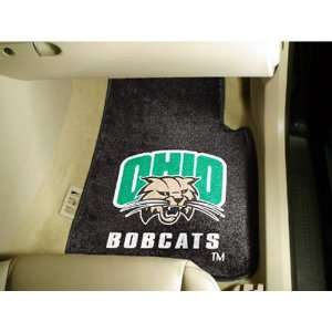 Ohio Bobcats NCAA Car Floor Mats (2 Front):  Sports 