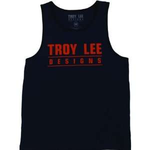  Troy Lee Designs Gas Mens Tank Sports Wear Shirt   Blue 