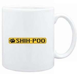   : Mug White  Shih poo PAW . SIGN / STREET  Dogs: Sports & Outdoors