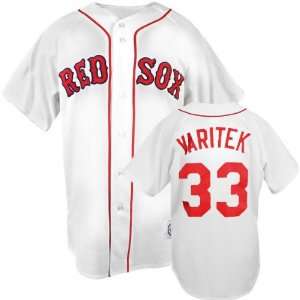  Jason Varitek White Majestic MLB Home Replica Boston Red 