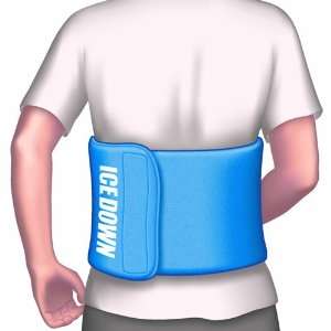  Ice Down Therapy Back Wrap  Extra Long With Extender Extr 