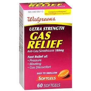   Ultra Strength Gas Relief Softgels, 60 ea 