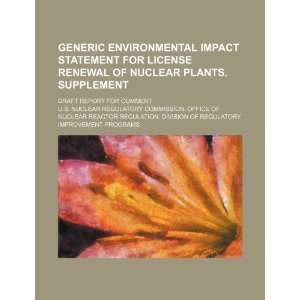  environmental impact statement for license renewal of nuclear plants 