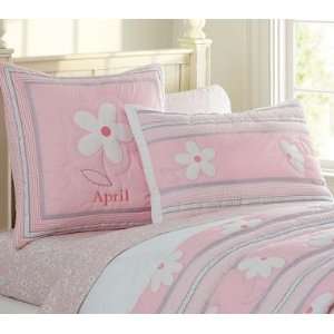  Pottery Barn Kids April Daisy Quilted Bedding