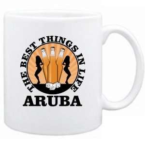    New  Aruba , The Best Things In Life  Mug Country