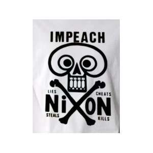  Impeach Richard Nixon   Pop Art Graphic T shirt (Mens 