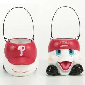  Philadelphia Phillies MLB Halloween Ghost Candy Bucket (6 