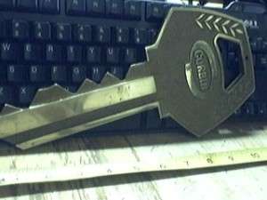 Locksmith Corbin Collectable Original Key blank Display  