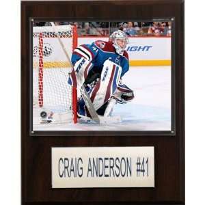  NHL Craig Anderson Colorado Avalanche Player Plaque