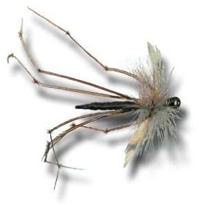  Daddy Long Legs Cranefly   Black Fly Fishing Fly: Sports 