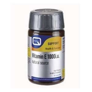  Quest Vitamin E 1000iu 30 capsules