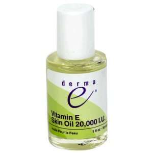  Derma E Vitamin E Skin Oil 20,000 I.U., 1 fl oz (30 ml 