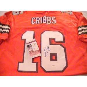  JOSH CRIBBS SIGNED AUTOGRAPHED JERSEY CLEVELAND BROWNS COA 