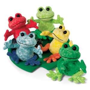  Five Croaking Frogs on a Lotus Leaf (7 Inch) Toys & Games