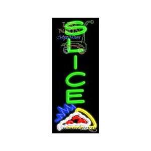 Pizza Slice Neon Sign 13 Tall x 32 Wide x 3 Deep