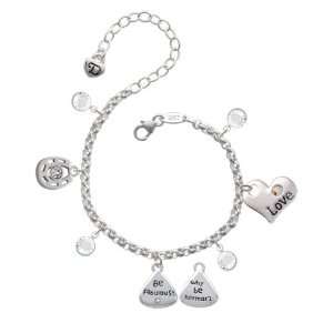Why be Normal? and Be Fabulous with AB Crystal Love & Luck Charm 