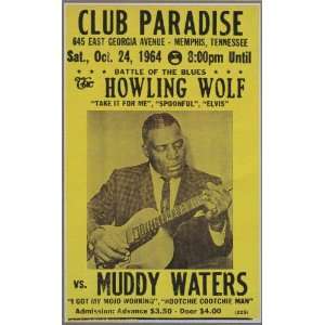  Howling Wolf Vs. Muddy Waters Poster