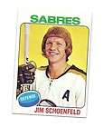 1975 76 topps 138 sabres jim schoenfeld nrmt card buy