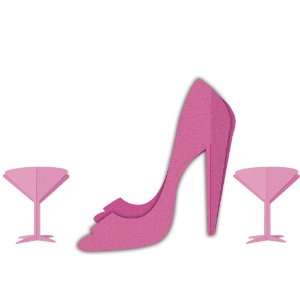   Bachelorette Party   Martini and Heels 3D Centerpiece 