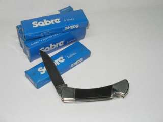 NEW SABRE 7 INCH #646 FOLDING POCKET KNIVES IN BOXES  