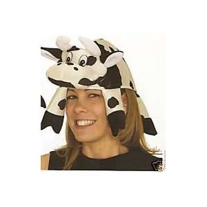  Velvet Spotted Heifer Cow Novelty HAT with Sound Toys 