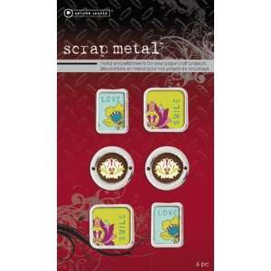  Scrapmetal Embellishments: Love Smile Small Charms: Arts 