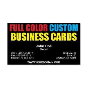   Color Business Cards on 14pt Gloss Stock (Custom): Office Products