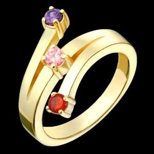  Cielle   Elegant Gold Family Ring   Custom Made to your 