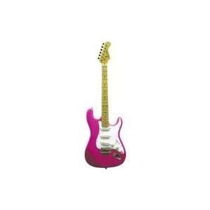   Street Double Cutaway Electric Guitar in Pink: Musical Instruments