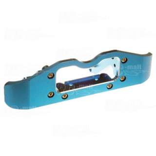 Alloy Front + Rear bumper blue for HPI Savage 25 X XL  
