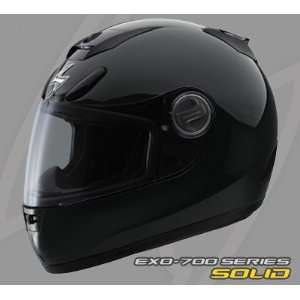  Scorpion EXO 700 Motorcycle Helmet   Solid Black (Medium   01 100 