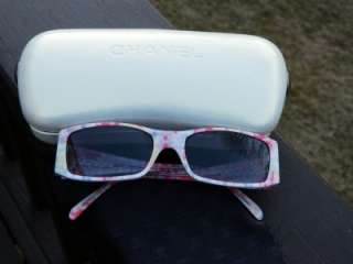 Very Rare Chanel Cruise 2005 White/Pastel Framed Sunglasses Limited 