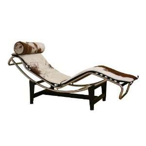   Le Corbusier Chaise Lounge in Pony Skin By Wholesale Interiors Home