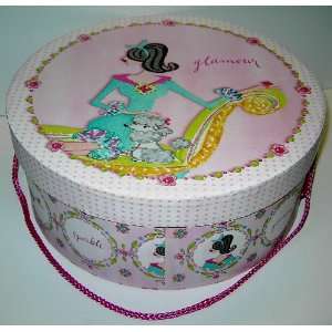   Pink Glamour Hat Box PLUS 3 Cups of Scented Potpourri: Everything Else