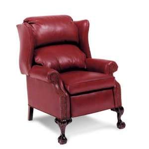    Distinction Leather Ball in Claw Wing Recliner