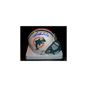   Autographed Hall Of Fame Miami Dolphins Mini Helmet w/ Hologram + Coa