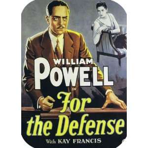  For The Defense William Powell Vintage Movie MOUSE PAD 
