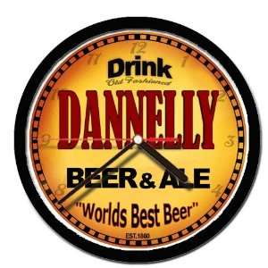  DANNELLY beer ale wall clock 