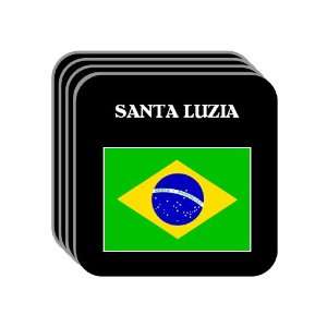  Brazil   SANTA LUZIA Set of 4 Mini Mousepad Coasters 