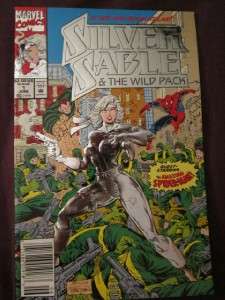 MARVEL COMICS SILVER SABLE AND THE WILD PACK #1 1992  
