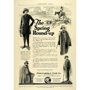  1924 Ad Abercrombie Fitch Sporting Goods Equestrian 